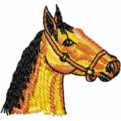 Horses Embroidery Design 8 Horses Embroidery Design 8
